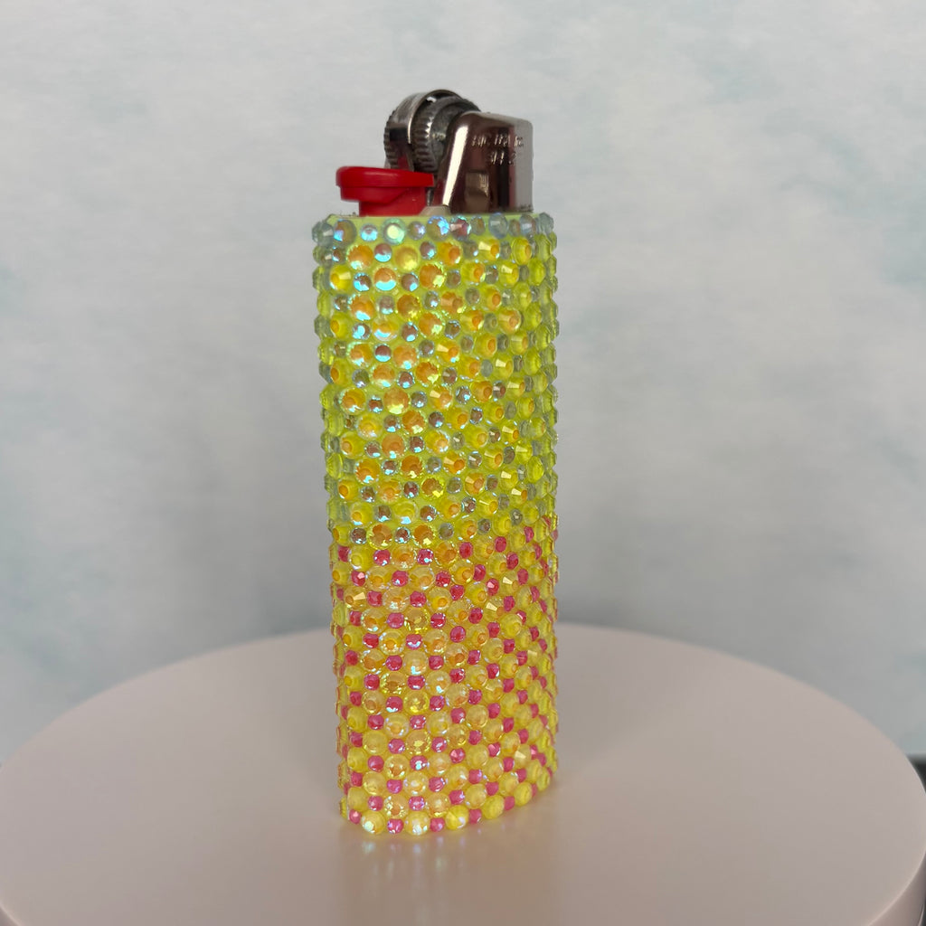 Neon Pan Pride Lighter Sleeve