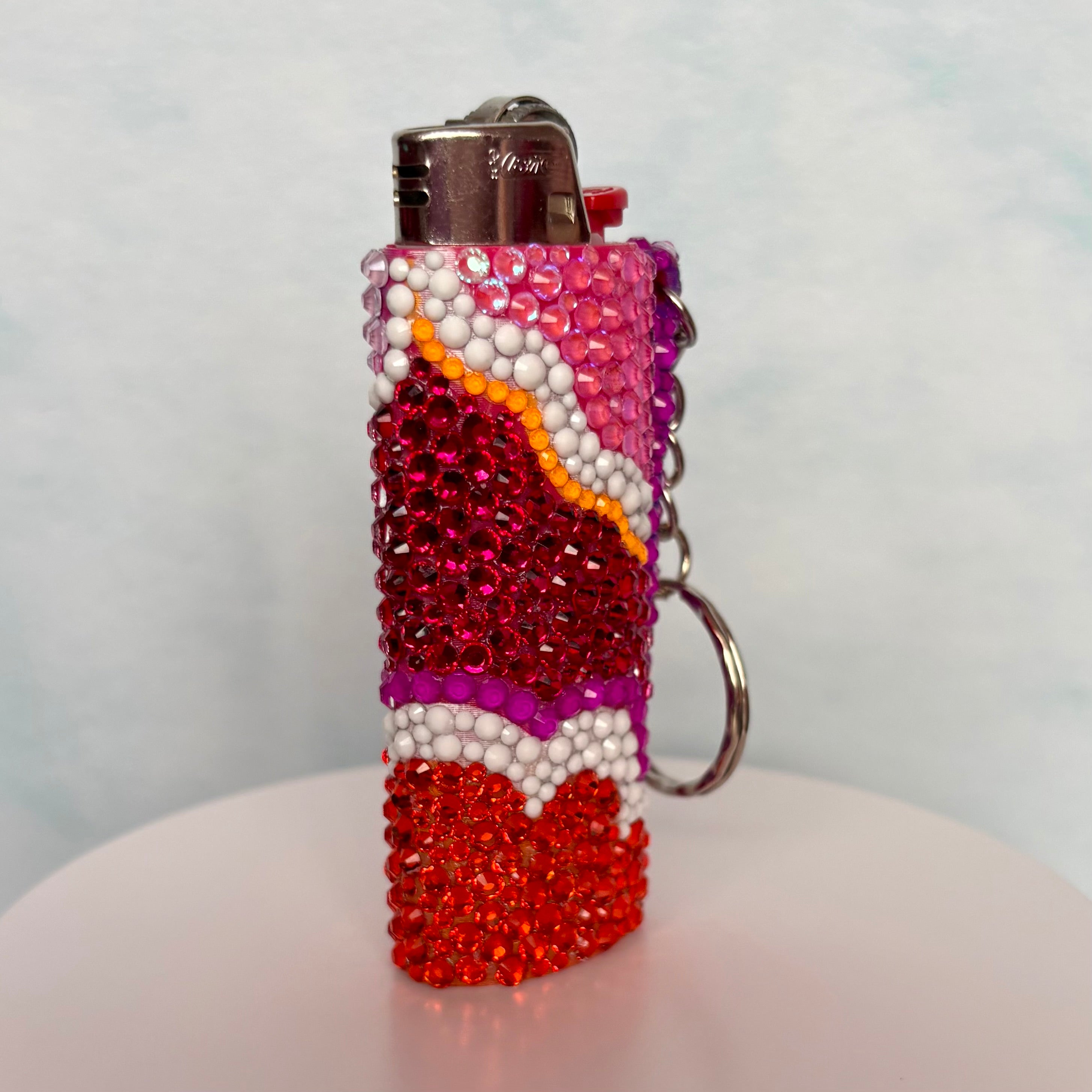 Lesbian Pride Lighter Sleeve Keychain