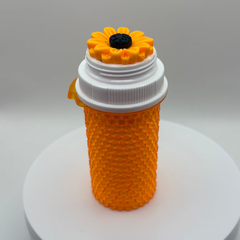 Sunflower Pill Bottle