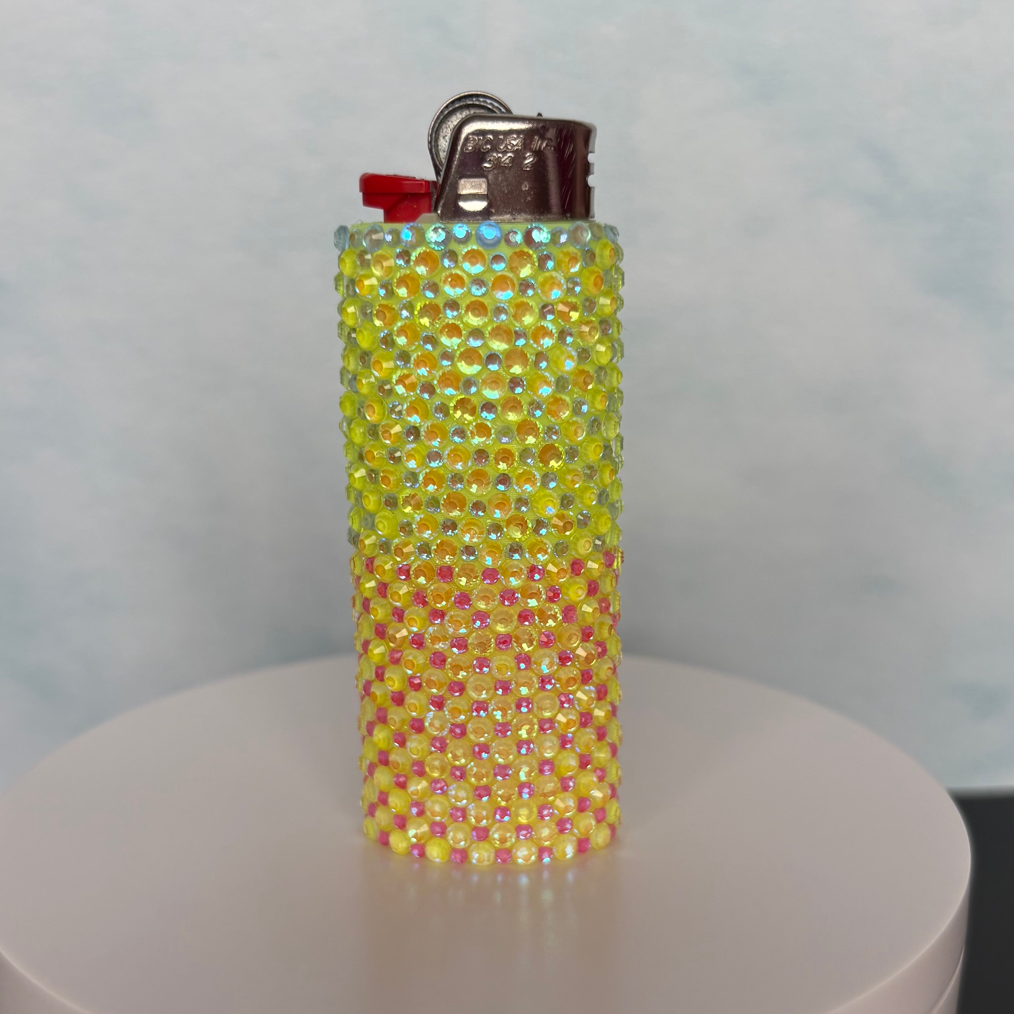 Neon Pan Pride Lighter Sleeve