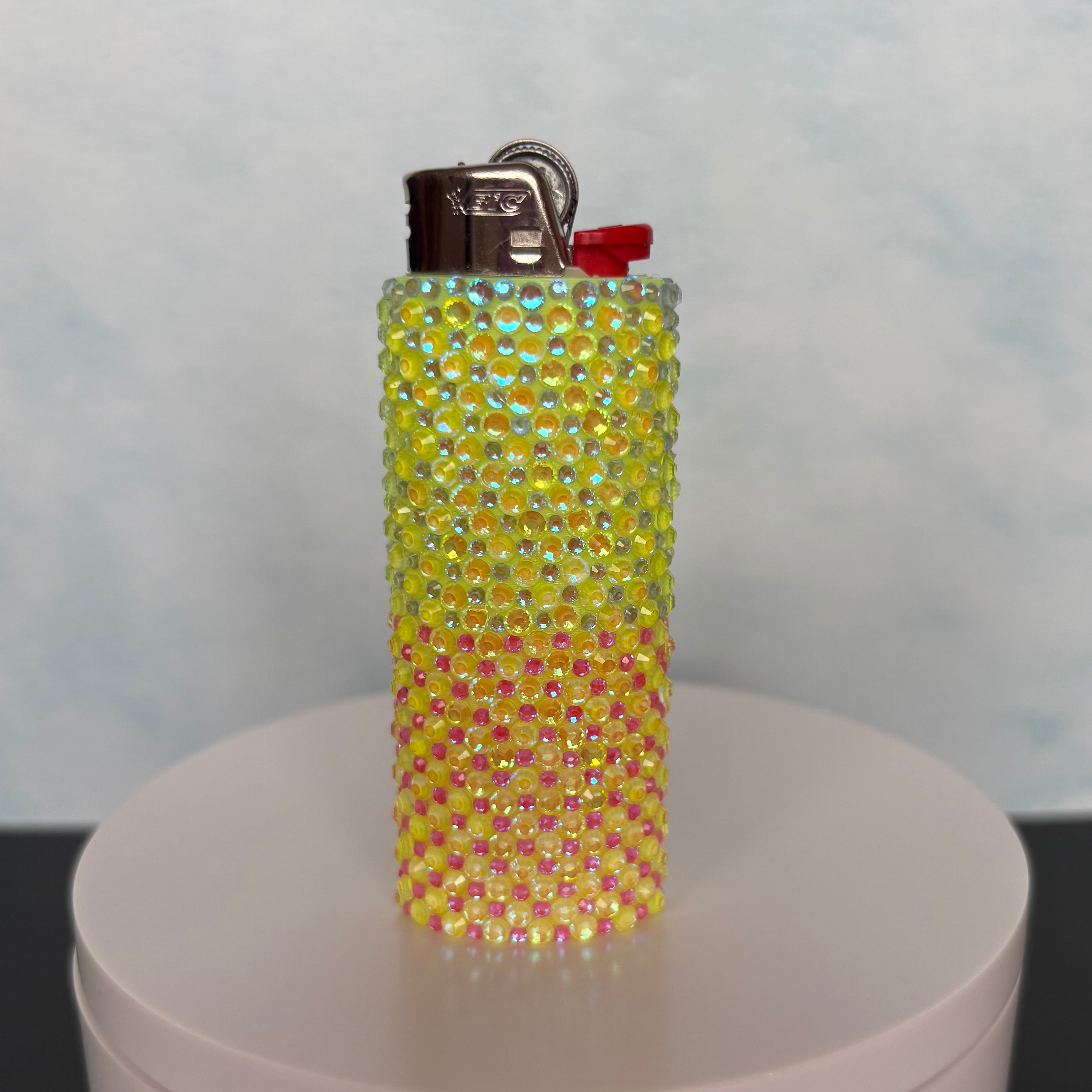 Neon Pan Pride Lighter Sleeve