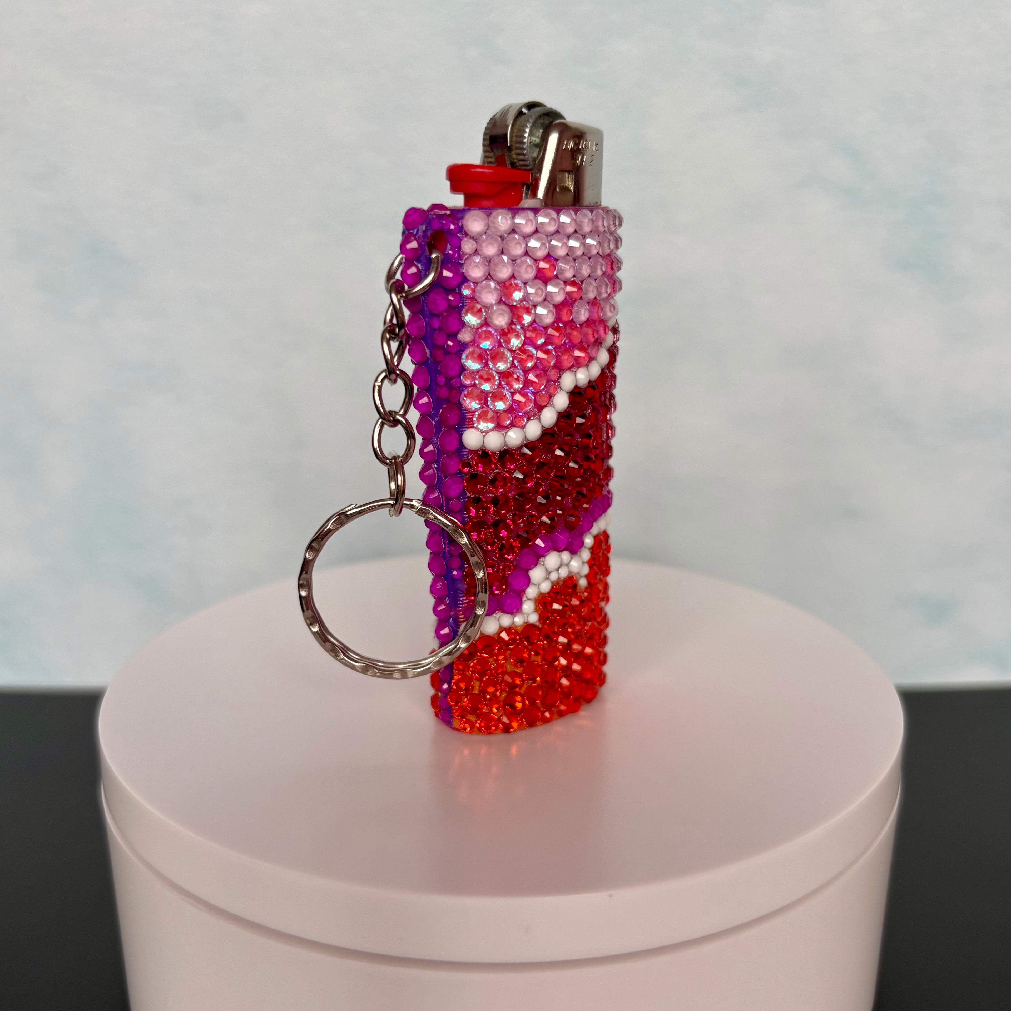 Lesbian Pride Lighter Sleeve Keychain