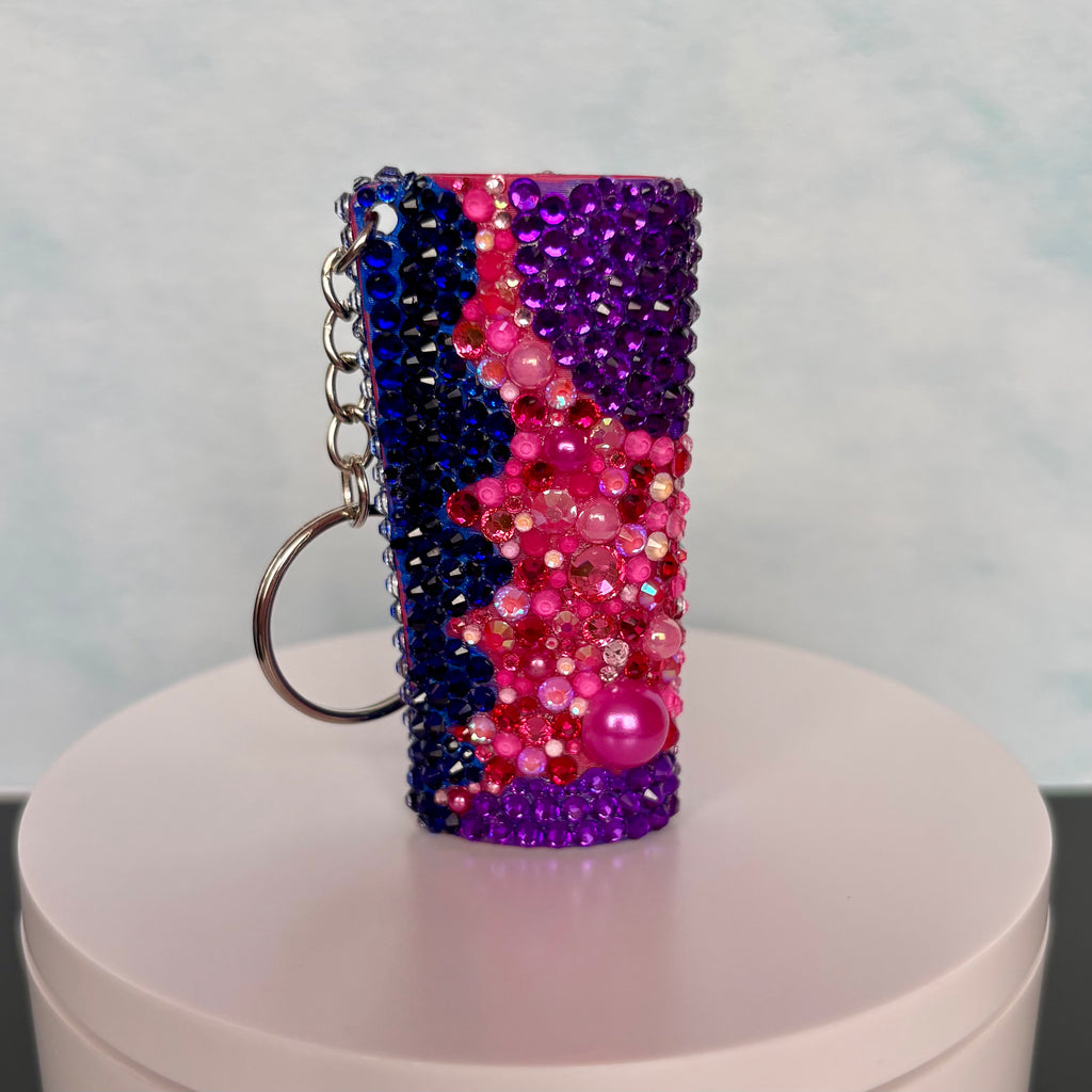 Bi Pride Lighter Sleeve Keychain