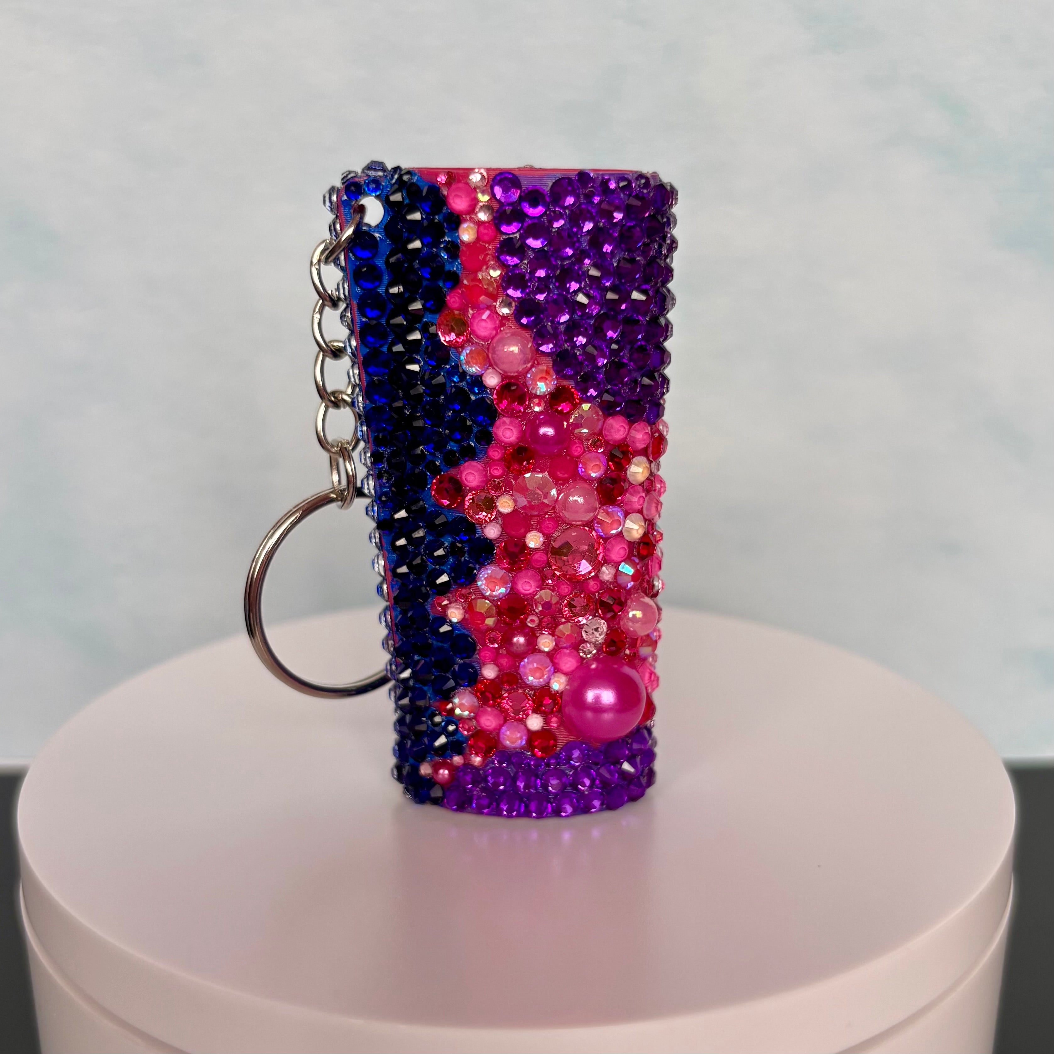 Bi Pride Lighter Sleeve Keychain