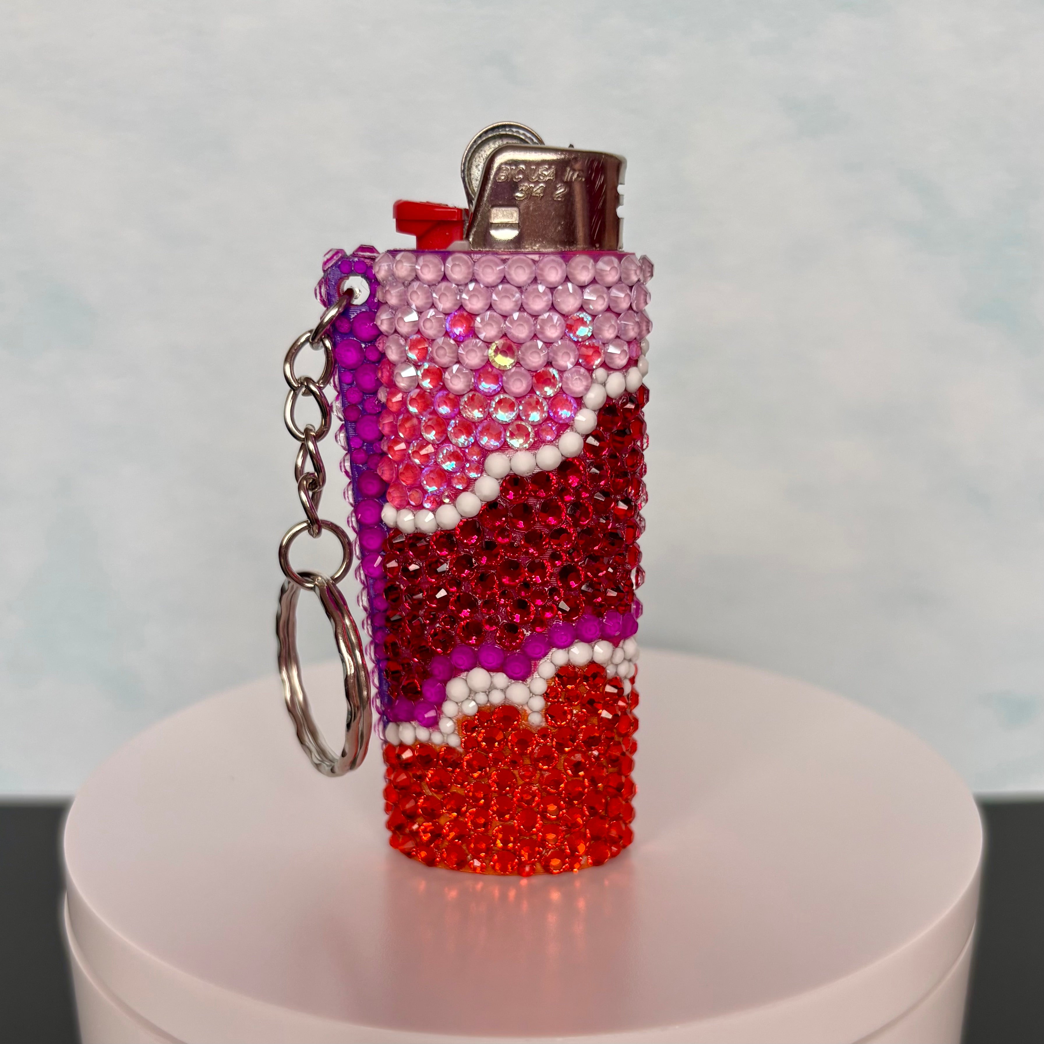 Lesbian Pride Lighter Sleeve Keychain